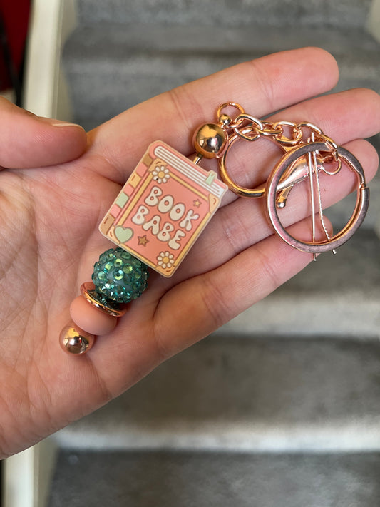 Book Babe Keychain